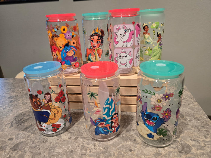 16 oz Glass Cup